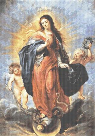 click here to view larger image of Immaculate Conception (Peter Paul Rubens) (chart)