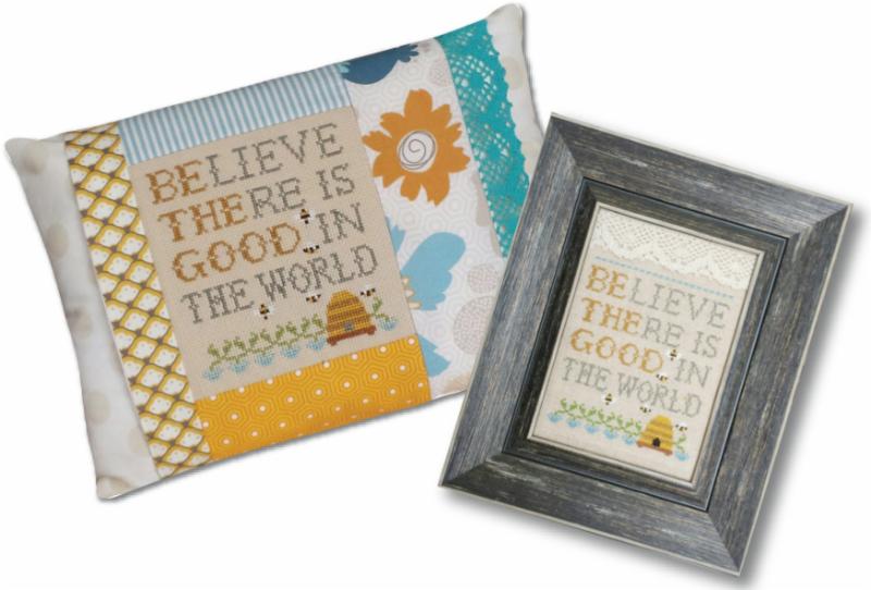 click here to view larger image of Good In the World - August Words of Wisdom (counted cross stitch kit)