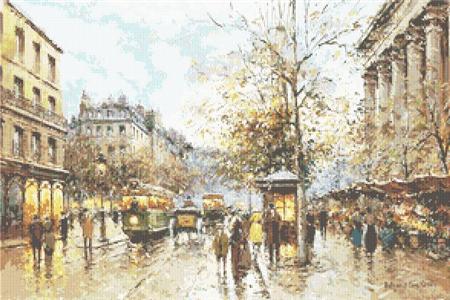 click here to view larger image of Flower Market (Antoine Blanchard) (chart)