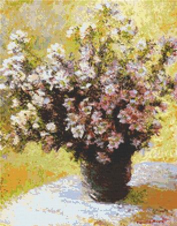 click here to view larger image of Bouquet of Mallows (Monet) (chart)