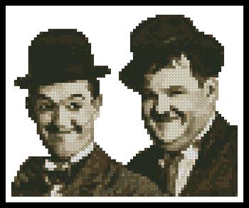 click here to view larger image of Mini Laurel and Hardy (chart)