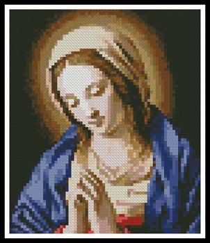 click here to view larger image of Mini Madonna Praying  (Sassoferrato) (chart)