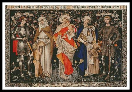 click here to view larger image of Honour the Women Tapestry  (Marianne Stokes) (chart)