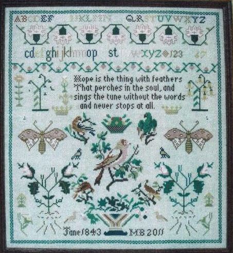 click here to view larger image of Hope Sampler, The (chart)