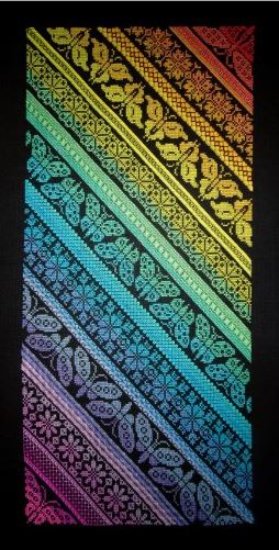 click here to view larger image of Twisted Rainbow Sampler (chart)