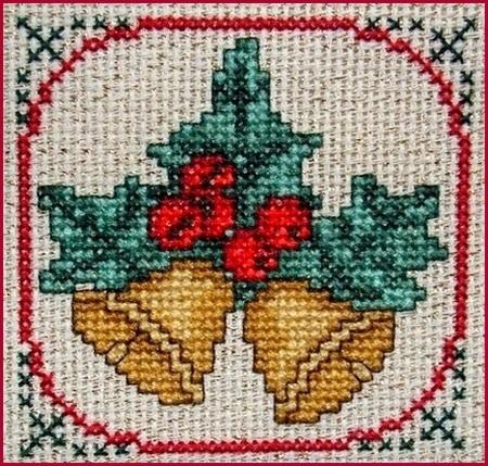 click here to view larger image of Christmas Bells Ornament (chart)