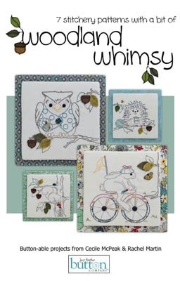 click here to view larger image of 7 Stitcheries - Woodland Whimsy (book)