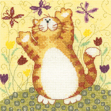 click here to view larger image of Flutterbys (Aida) (counted cross stitch kit)