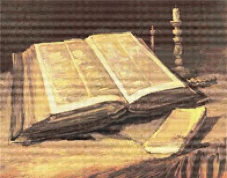 click here to view larger image of Still Life with Bible (chart)