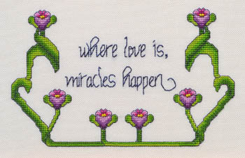 click here to view larger image of Where Love Is Miracles Happen (chart)