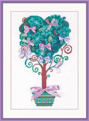 click here to view larger image of Tree of Desires (counted cross stitch kit)