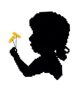 click here to view larger image of Silhouette - Girl with Dandelion (chart)