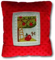 click here to view larger image of September Special Delivery - 9 cent stamp (Linen) (counted cross stitch kit)