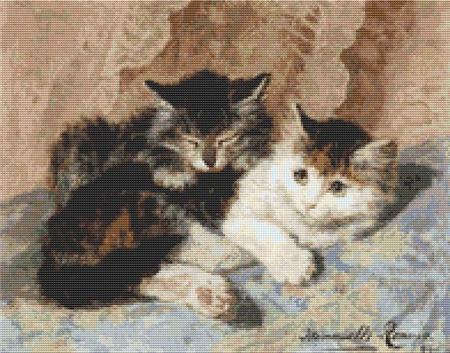 click here to view larger image of Best of Friends (Henriette Ronner Knip) (chart)