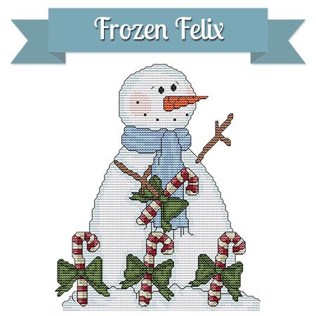 click here to view larger image of Frozen Felix Snowman (chart)
