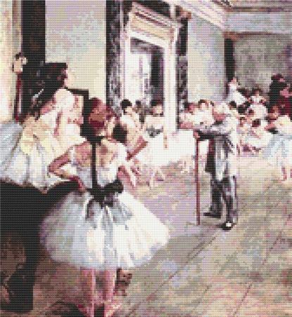 click here to view larger image of Dance Class, The (Edgar Degas) (chart)