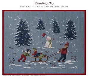 click here to view larger image of Sledding Day (chart)