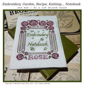 click here to view larger image of Embroidery Notebook (chart)