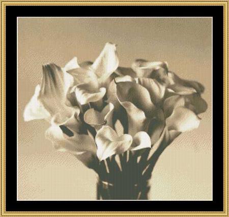 click here to view larger image of Calla Lilies (chart)