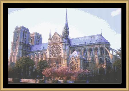 click here to view larger image of Notre Dame Cathedral (chart)