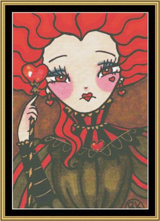 click here to view larger image of Wonderland Series - Red Queen (chart)