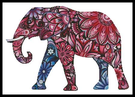 click here to view larger image of Stylized Elephant (chart)