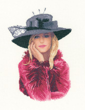 click here to view larger image of Stephanie - Elegance (Aida) (counted cross stitch kit)