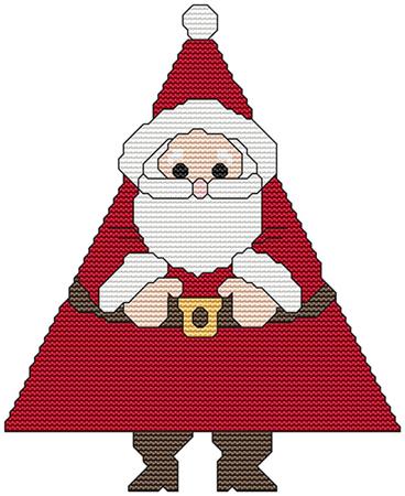 click here to view larger image of Triangle Santa (chart)