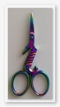click here to view larger image of Rainbow Seahorse Scissors (accessory)