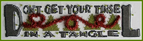 click here to view larger image of Tinsel Tangle - Charmed Sampler (chart)
