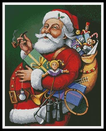 click here to view larger image of Saint Nick and All His Toys  (John Zaccheo) (chart)