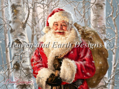 click here to view larger image of Birch Forest Santa (chart)