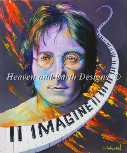click here to view larger image of Mini John Lennon (chart)