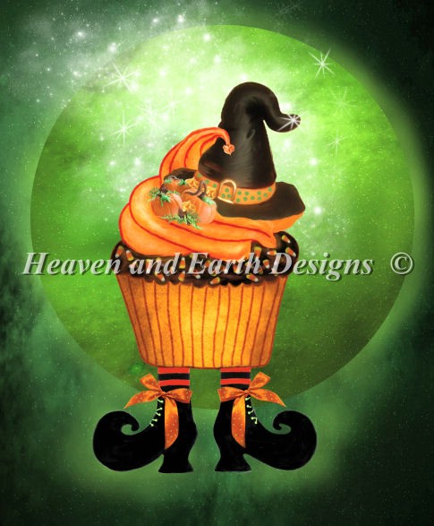 click here to view larger image of Witch Cupcake (chart)
