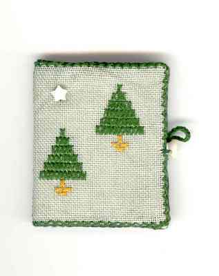 click here to view larger image of Evergreen Needle Book (counted cross stitch kit)