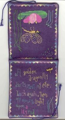 click here to view larger image of Golden Darner Needle Book (counted cross stitch kit)