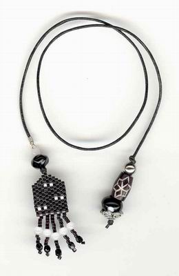 click here to view larger image of Gothic Mystery Bookmark (bead kit)
