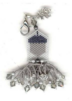 click here to view larger image of Grey Feast Fob (bead kit)