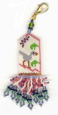 click here to view larger image of Pokeberry Fob (bead kit)