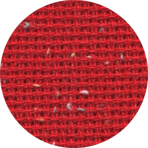 click here to view larger image of Christmas Red (w/fleck) - 10ct Heatherfield (Heatherfield 10 Count Fabric)