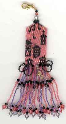 click here to view larger image of Sunset Jazz Fob (bead kit)