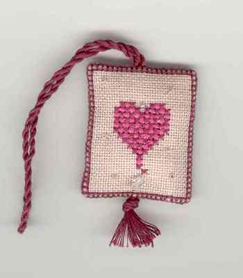 click here to view larger image of Tickled Pink T-nintzee (counted cross stitch kit)