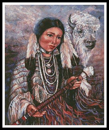 click here to view larger image of White Buffalo Woman (Gloria West) (chart)