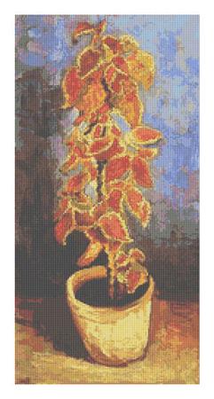 click here to view larger image of Coleus Plant in a Flowerpot (Vinvent Van Gogh) (chart)