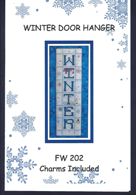 click here to view larger image of Winter Doorhanger (with charms) (chart with charms/buttons)