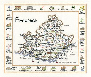 click here to view larger image of Provence - World Stitches (Aida) (counted cross stitch kit)