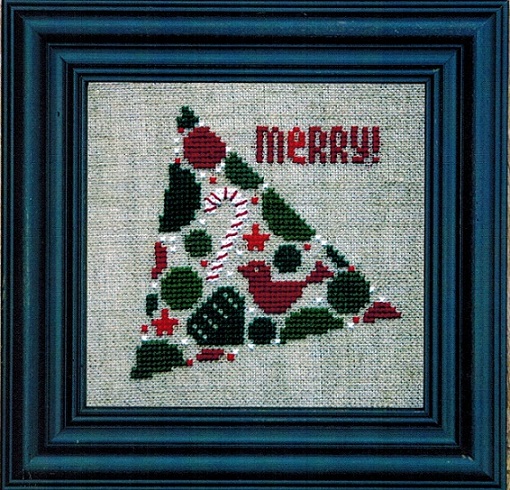 click here to view larger image of Christmas Tree of Ornaments (counted cross stitch kit)