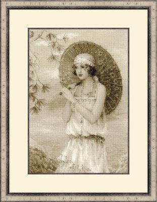 click here to view larger image of Riviera - Old Photo (counted cross stitch kit)