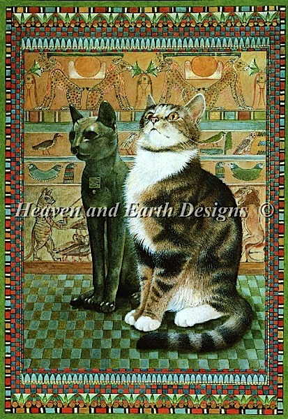 click here to view larger image of Twiglet with Egyptian Cat (chart)