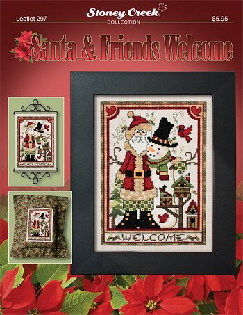 click here to view larger image of Santa and Friends Welcome (chart)